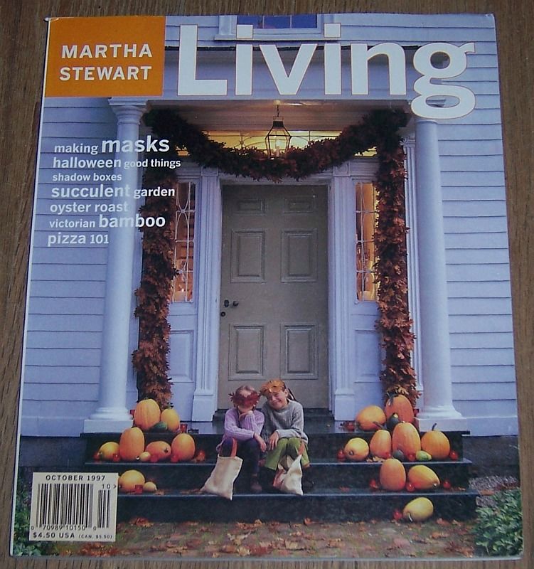 MARTHA STEWART LIVING MAGAZINE OCTOBER 1997