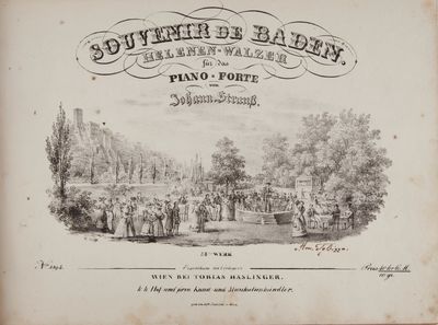 Collection of early Viennese waltzes for piano solo engraved and published in Vienna by Tobias Haslinger, most in first edition