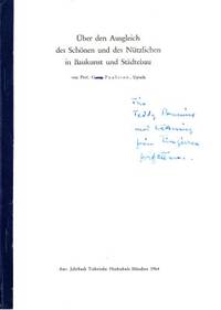Über den Ausgleich des Schönen und des Nützlichen…