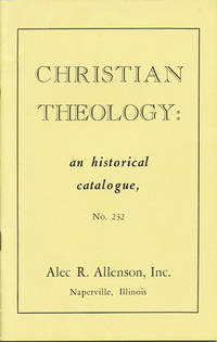 Christian Theology: an historical catalogue, No. 232