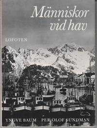 Människor vid hav. Lofoten.