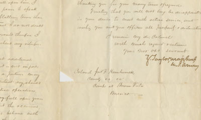General Zachary Taylor, in His Last Days in Command in Mexico, States That Military Service Brings Honor and Distinction