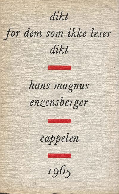 Dikt fot dem som ikke leser dikt