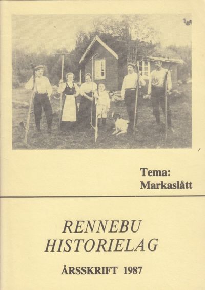 Rennebu historielag. Årsskrift 1987.