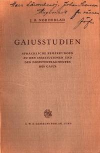 Gaiusstudien. Sprachliche Bemerkungen zu den…