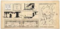 [Original Comic Art]: Kittens [topper strip for Dolly Dimples and Bobby Bounce]