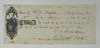 [Partially Printed Receipt, Completed in Manuscript, Printed at Redpath's Crusader of Freedom Office in Doniphan County, Kansas]