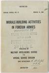 Morale-Building Activities in Foreign Armies