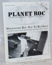 image of Planet Roc: the monthly newsletter of Wholesom Roc Gallery, Museum & Cafe; vol. 2, #6, June 1990: Wholesome Roc Due to Re-Open! and Art, Poetry & Music from behind prison walls