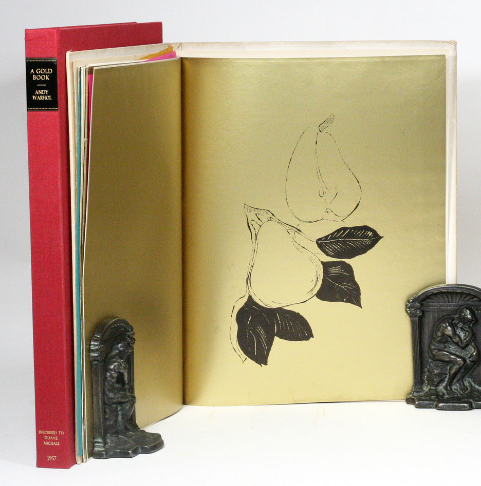 A Gold Book by WARHOL, ANDY | Original gold wrapper, original 
