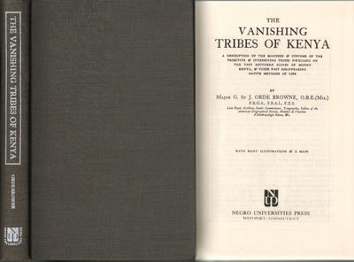 THE VANISHING TRIBES OF KENYA. A description of…