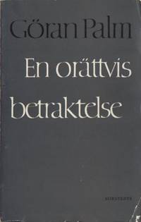 En orättvis betraktelse.