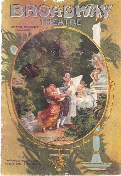 BROADWAY THEATRE, WEEK BEGINNING MONDAY, APRIL 7, 1913