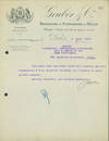 TLS from Gruber & Cie (82 & 84 Boulevard Voltaire, Paris) to Societe Financiere pour la Russie (280 Boulevard St. Germain, Paris). 8 Avril, 1924
