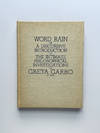 View Image 12 of 12 for Word Rain (or A Discursive Introduction to the Philosophical Investigations of G,R,E,T,A, G,A,R,B,O,... Inventory #1991