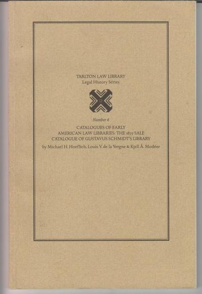 Catalogues of Early American Law Libraries: The…