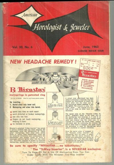 American Horologist - American Horologist and Jeweler Magazine June 1963