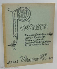 cover of Podium, a journal by and for undergraduate students in the humanities and social sciences, vol. 1, no. 2 (winter 1967)