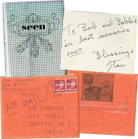 The Seen (First Edition, inscribed to Robert Creeley in the year of publication, with original mailing envelope)