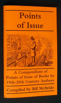 cover of Points of Issue: A Compendium of Points of Issue of Books by 19th-20th Century Authors