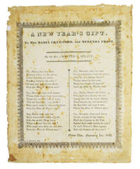 A New Year's Gift. To Miss Maria Crawford and Merenda Frost