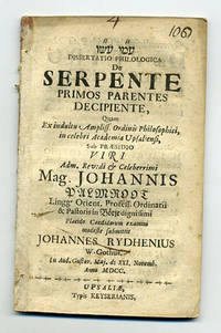 Dissertatio philologica de serpente primos…