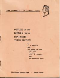 image of Outline of the Georgia Law of Contracts