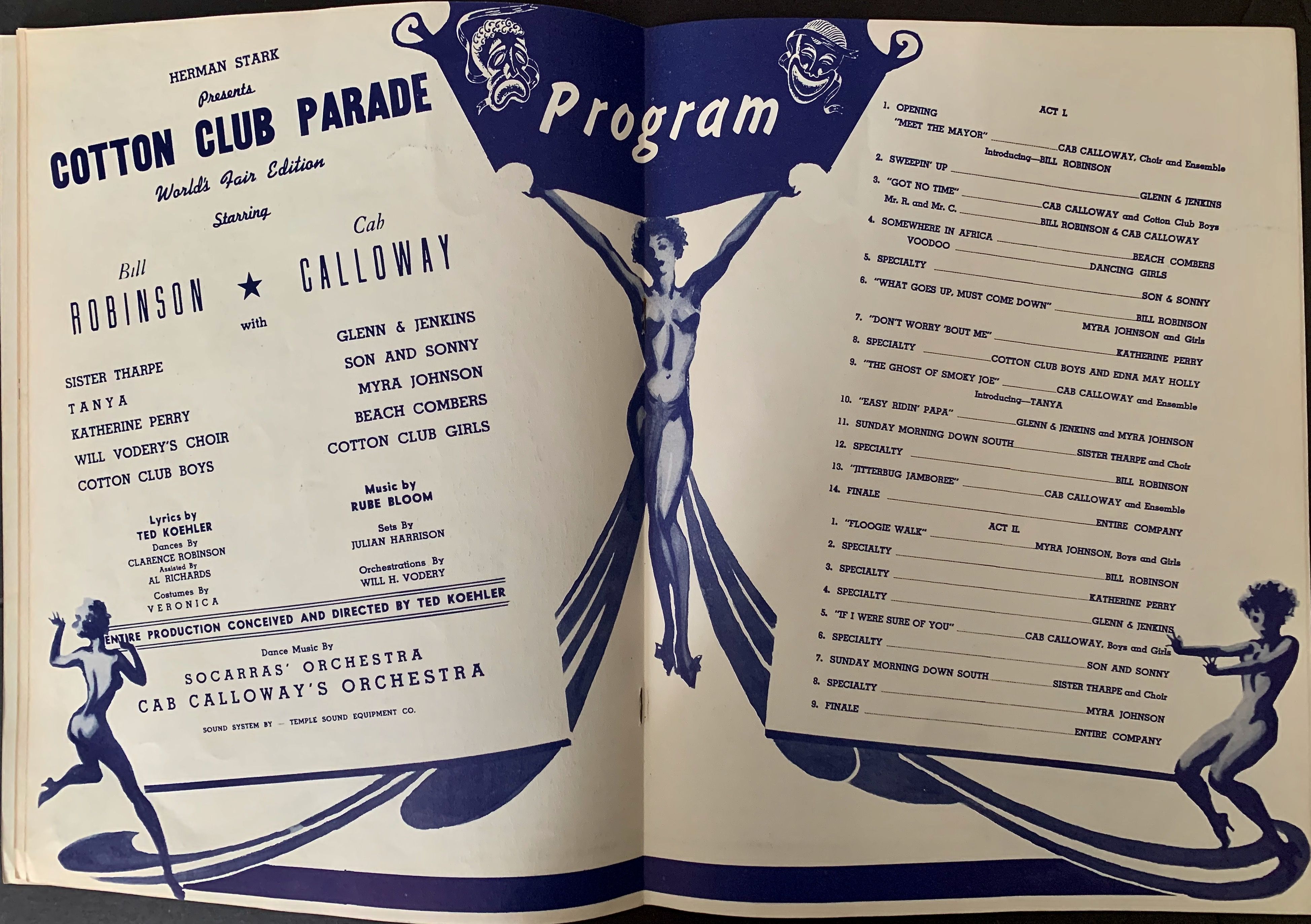 Cotton Club Program: World’s Fair Edition [1939] | Biblio