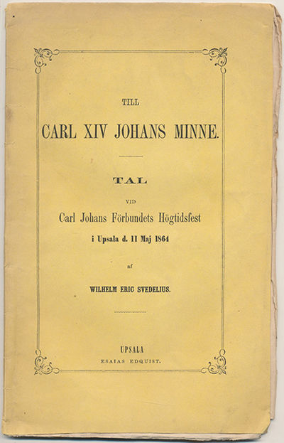 Till Carl XIV Johans minne. Tal vid Carl Johans…