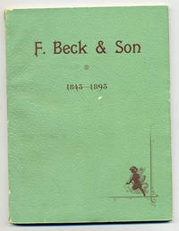 Bokbinderifirman F. Beck & son. 1843-1893.
