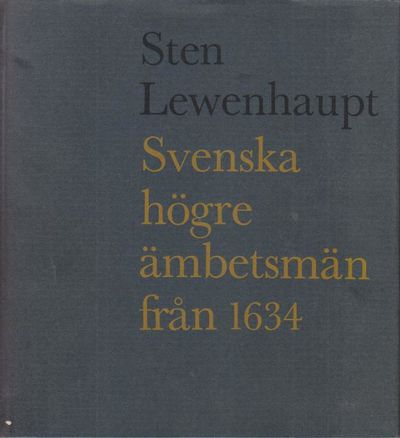 Svenska högre ämbetsmän från 1634. Högre…