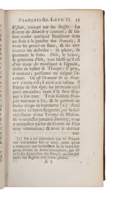 Lettres Francoises Et Germaniques: Ou Reflexions Militaires, Litteraires Et Critiques Sur Les Francois Et Les Allemans (+) Lettres sur les Hongrois. (photo 4)