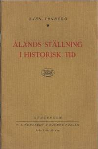 Ålands ställning i historisk tid.