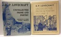 UNCOLLECTED PROSE AND POETRY. VOLUMES 1 & 2