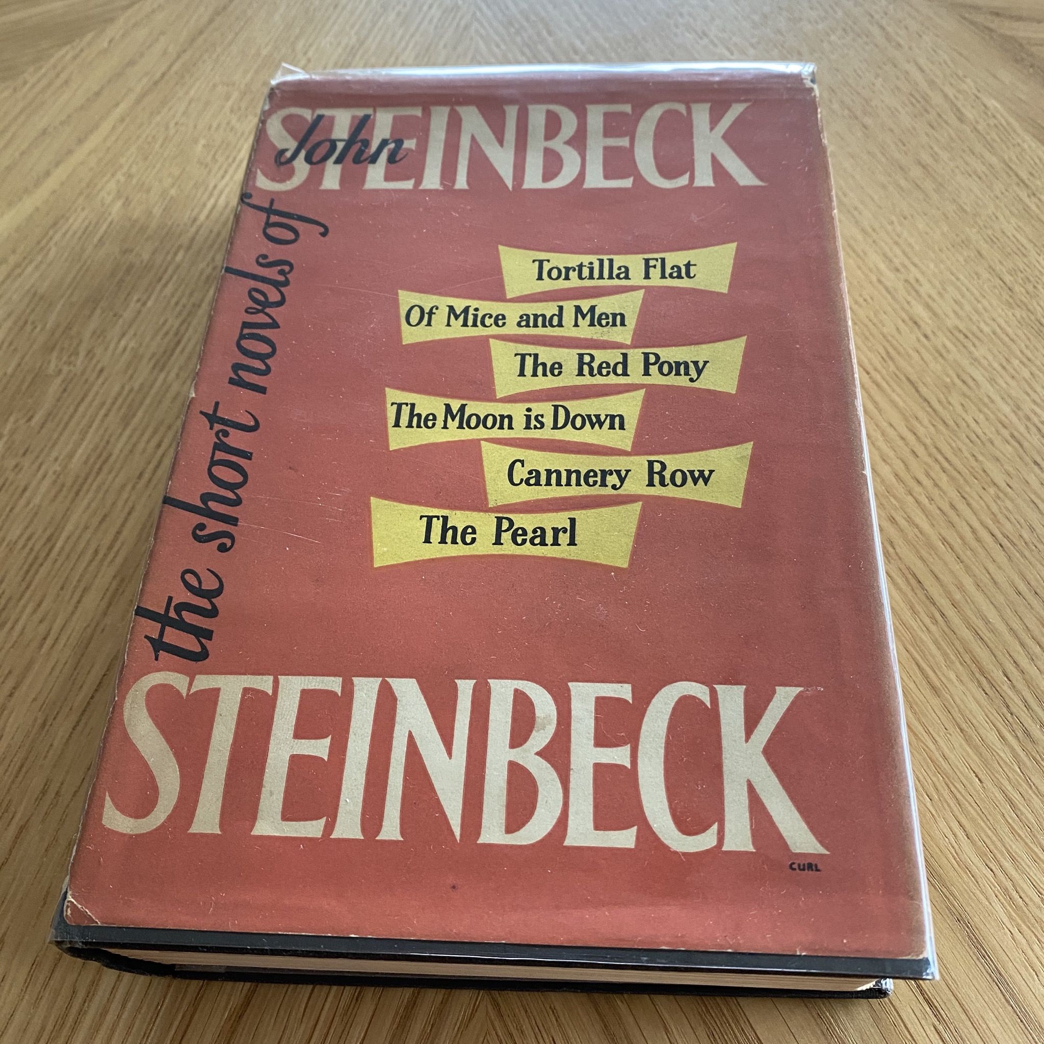BIBLIO THE SHORT NOVELS OF JOHN STEINBECK by STEINBECK JOHN Hard