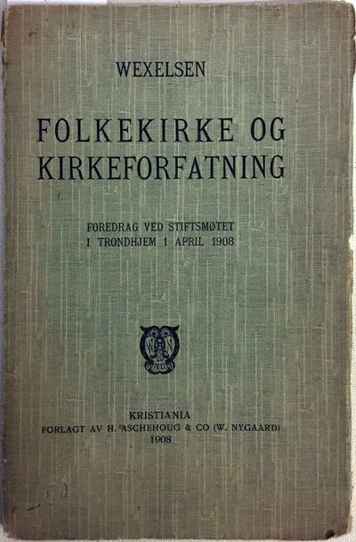 Folkekirke og kirkeforfatning. Foredrag ved…