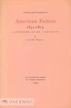 ADDITIONS AND CORRECTIONS TO AMERICAN FICTION, A CONTRIBUTION TOWARD A BIBLIOGRAPHY. 1851-1875