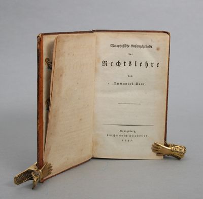 Metaphysische Anfangsgründe der Rechtslehre.