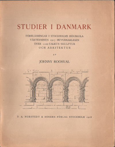 STUDIER I DANMARK. Föreläsningar i Stockholms…