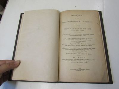 History of the Fourth Regiment of S.C. Volunteers from the Commencement of the War Until Lee's Surrender