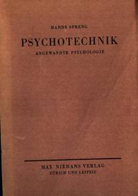 Psychotechnik. Angewandt Psychologie.
