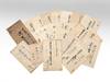 Collection of 22 notebook reports regarding production levels of sake in Higashine village in Yamagata Prefecture