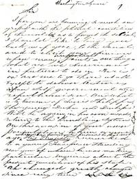 Autograph Letter Signed anonymously (“Enquirer”), Washington Square [New York], undated, [postmarked March 29 [1848]), to James Gordon Bennett, New York Herald