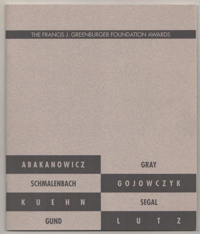 The Francis J. Greenburger Foundation Awards