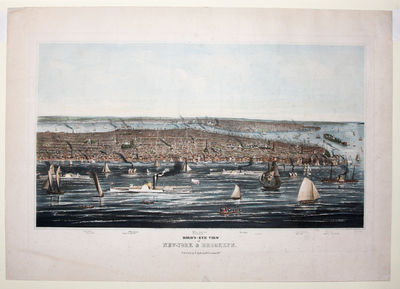 Bird's-Eye View of New-York & Brooklyn