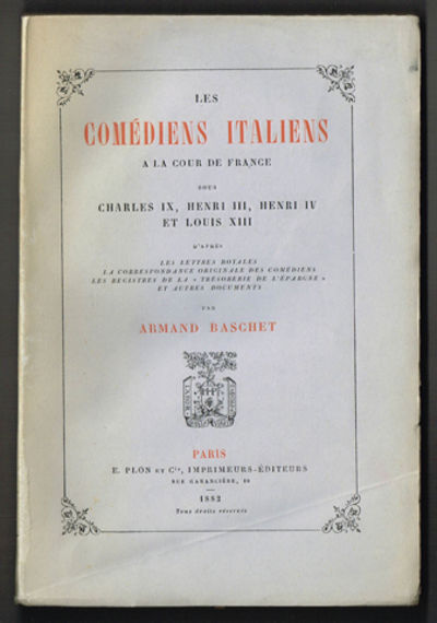 Les comédiens italiens a la cour de France sous…