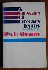 A Glossary of Literary Terms 4th edn.