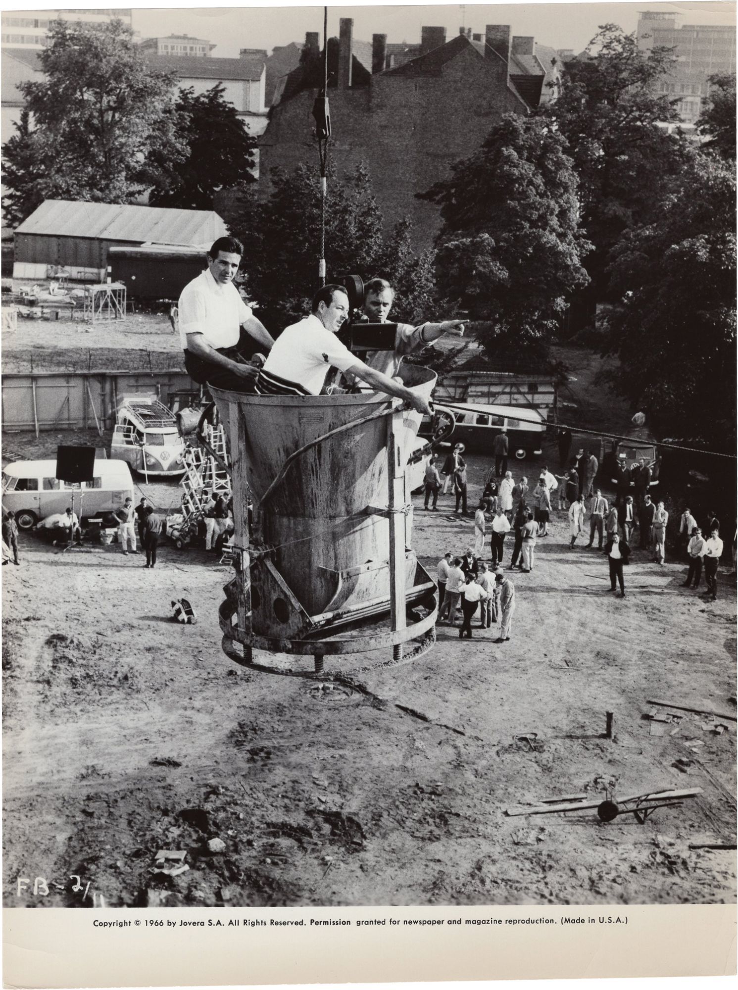 Funeral in Berlin (Original photograph from the set of the 1966 film