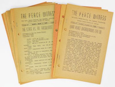 The Peace Witness [caption title]