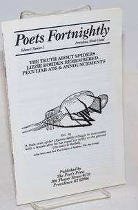image of Poets Fortnightly: vol. 1, #2: The Truth about Spiders... Lizzie Borden Remembered... Peculiar Ads_Announcements